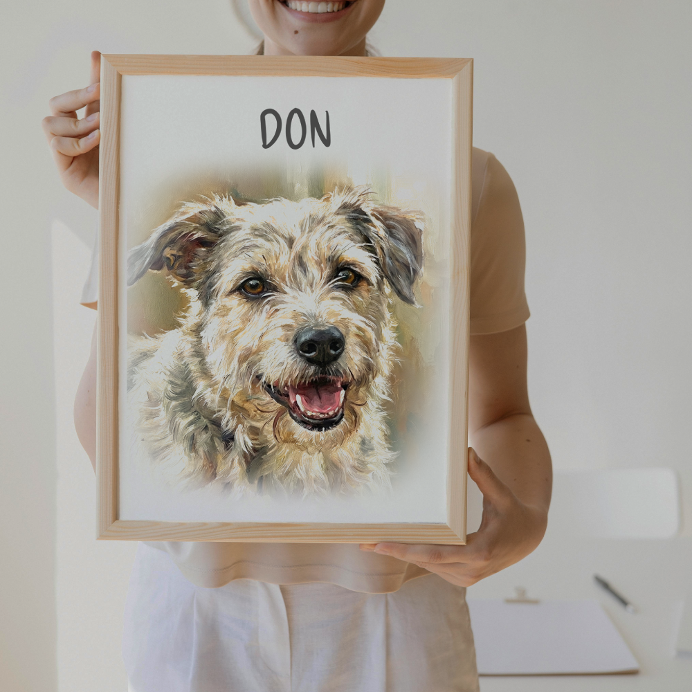 Quadro Retrato Personalizado do seu Melhor Amigo - Imagem 2